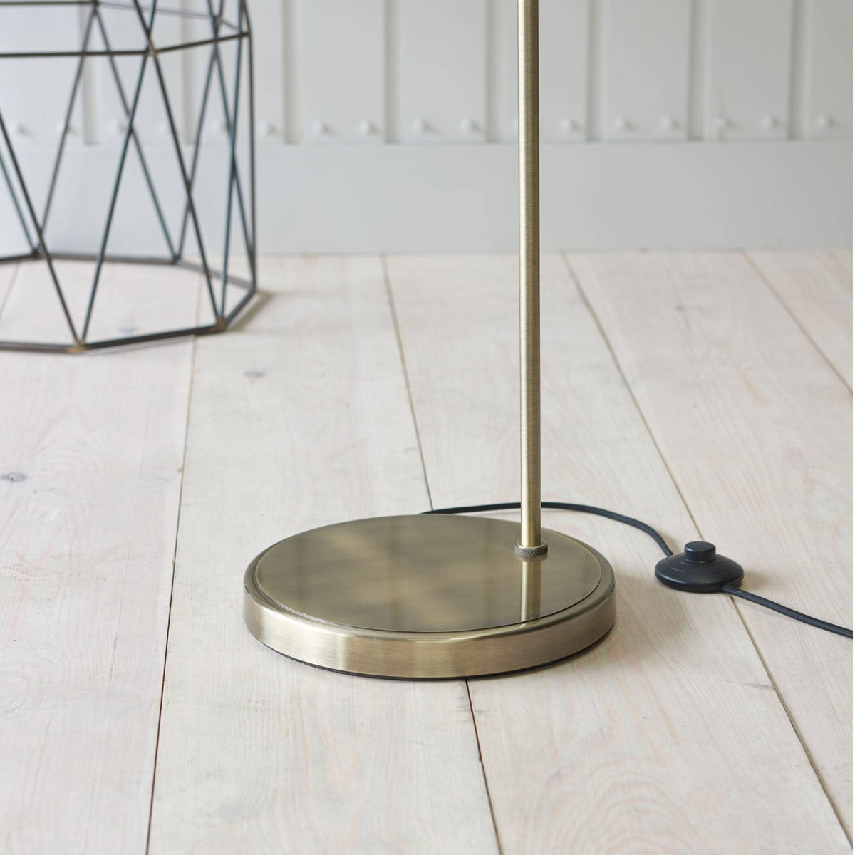 Hansen 152cm Task Floor Lamp Antique Brass