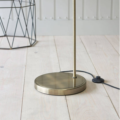 Hansen 152cm Task Floor Lamp Antique Brass