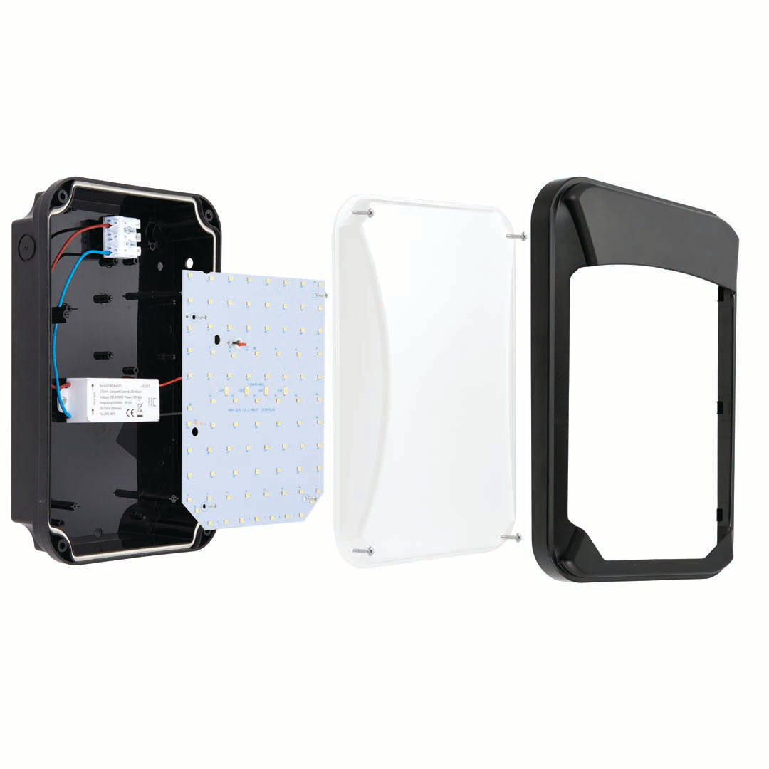 Lucca Mini LED Cool White External Wall Light