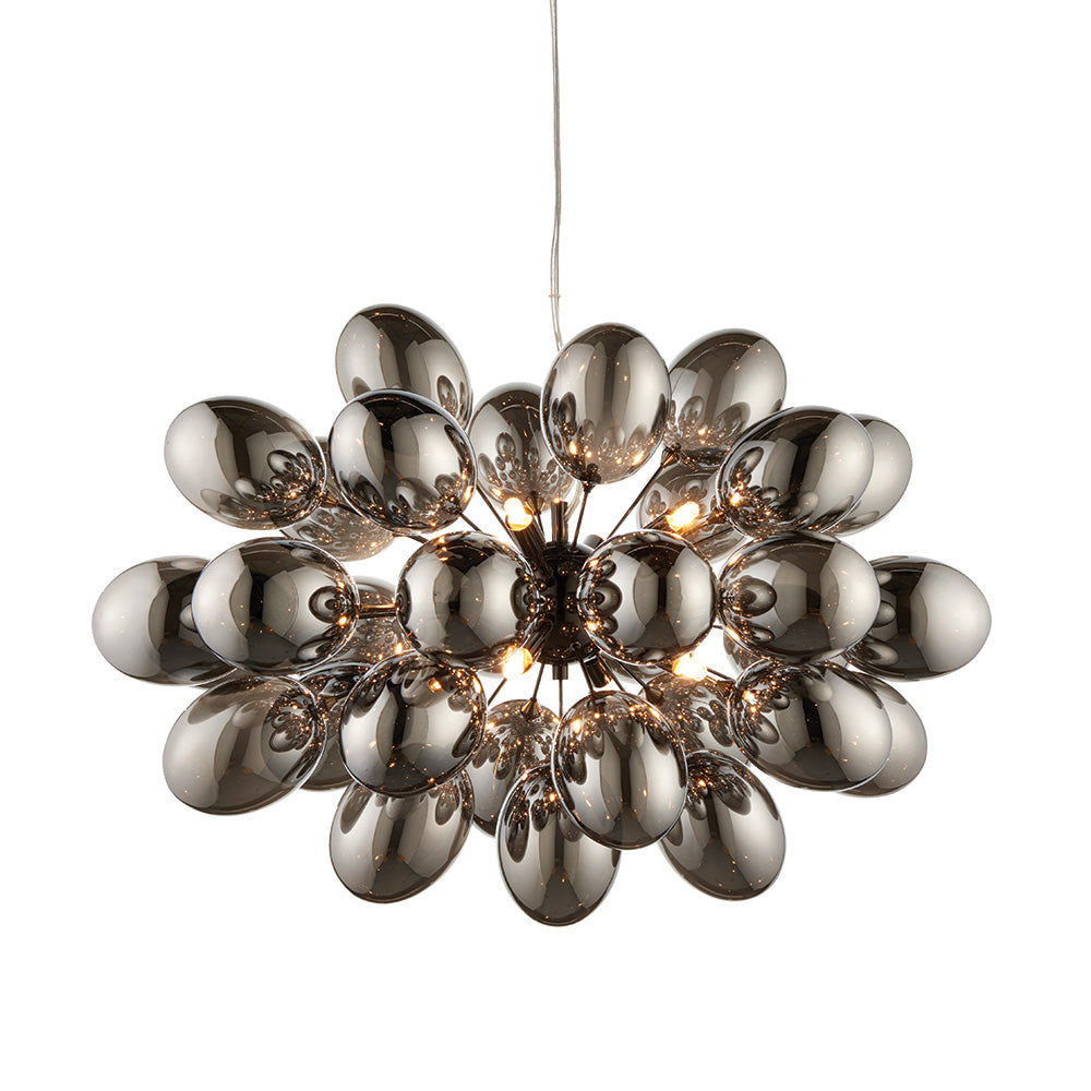 Infinity 8 Light Pendant Black Chrome