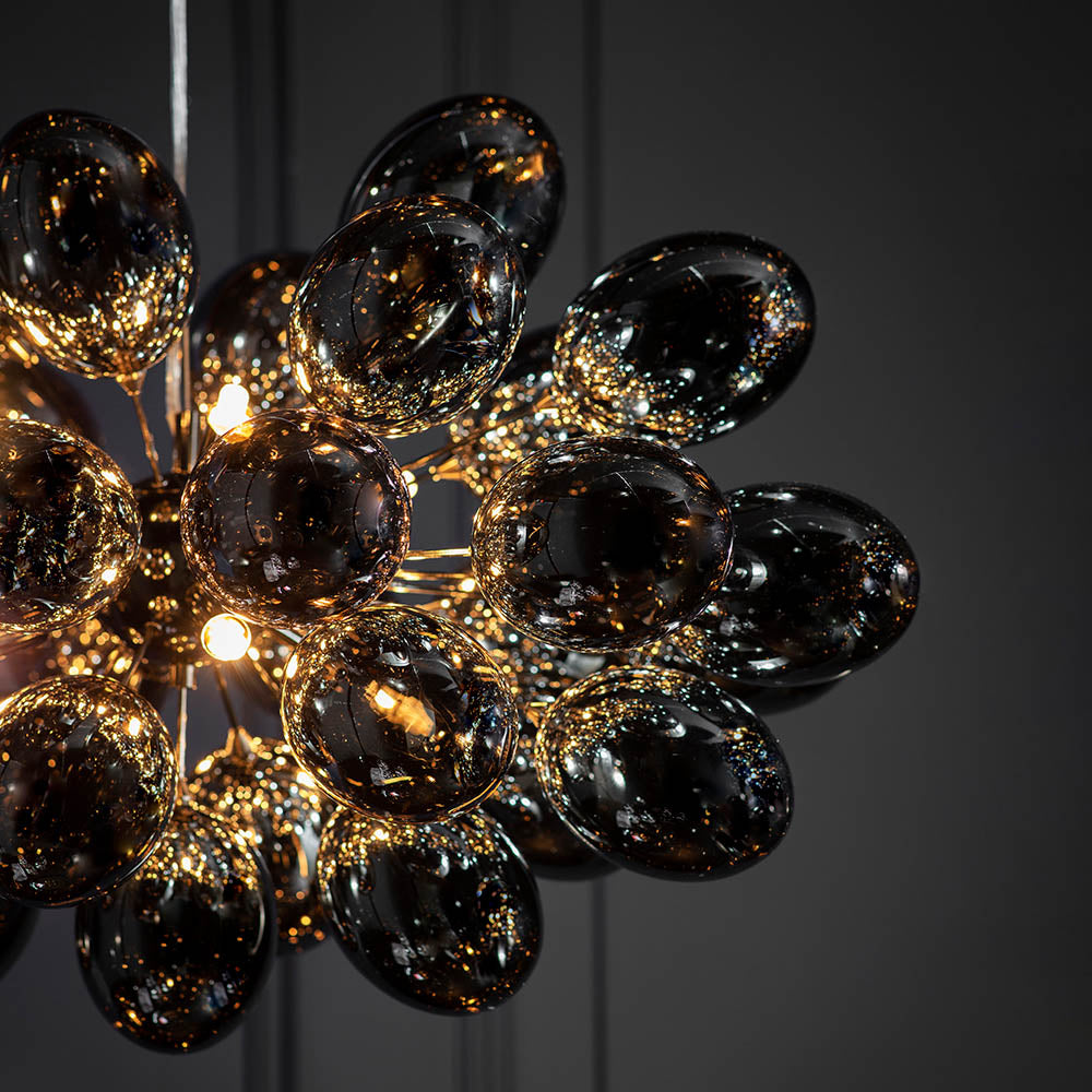 Infinity 8 Light Pendant Black Chrome