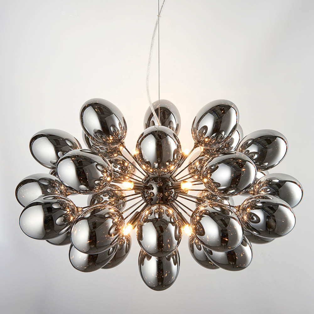 Infinity 8 Light Pendant Black Chrome
