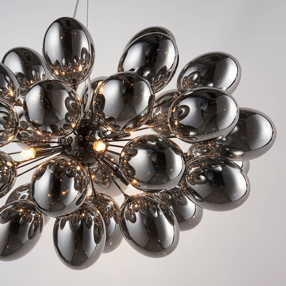 Infinity 8 Light Pendant Black Chrome
