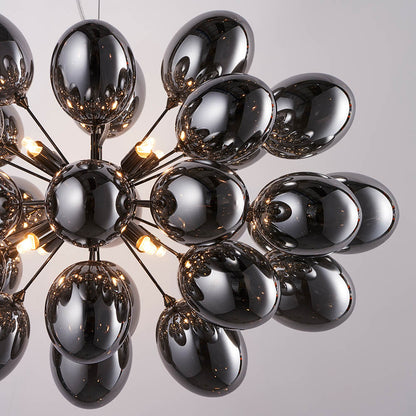 Infinity 8 Light Pendant Black Chrome