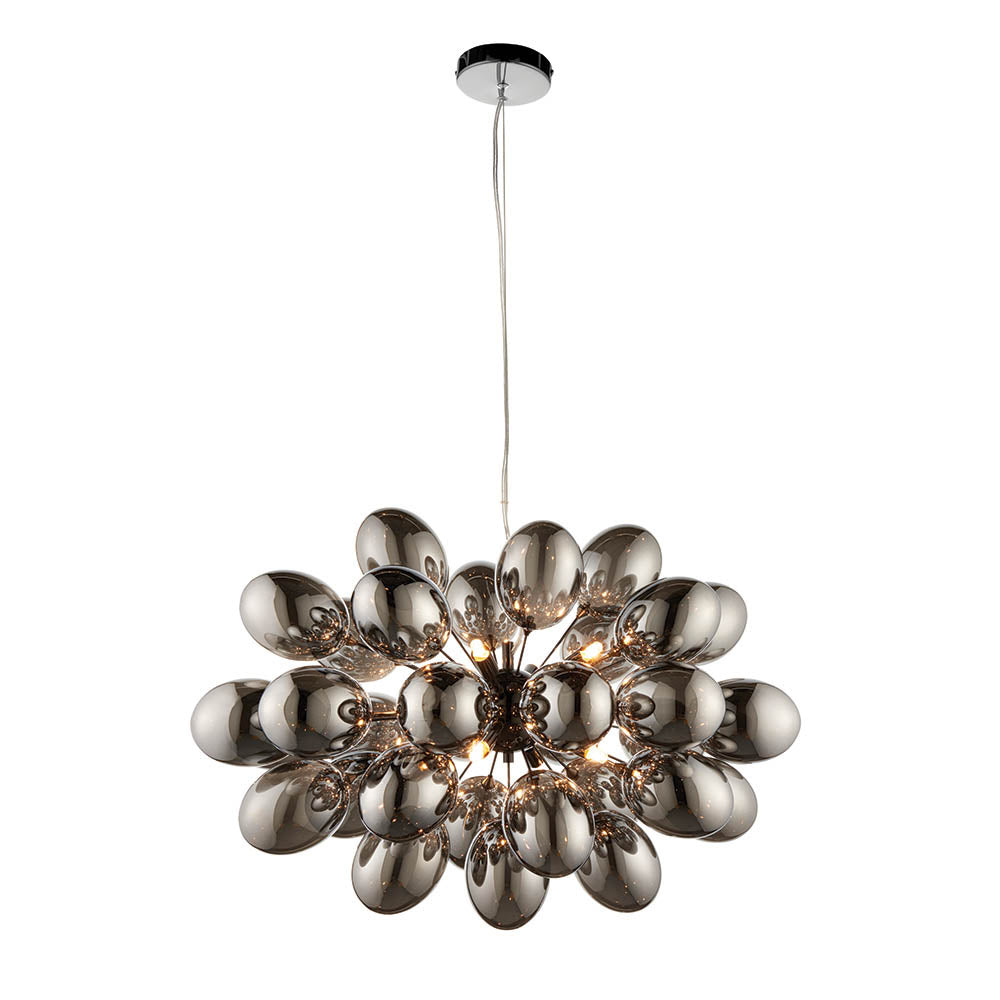 Infinity 8 Light Pendant Black Chrome