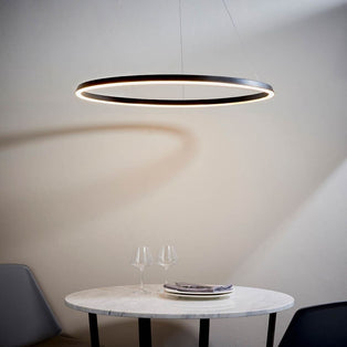 Staten Matte Black LED Pendant Ceiling Light