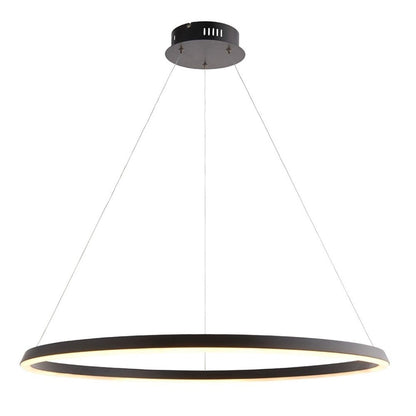 Staten Matte Black LED Pendant Ceiling Light