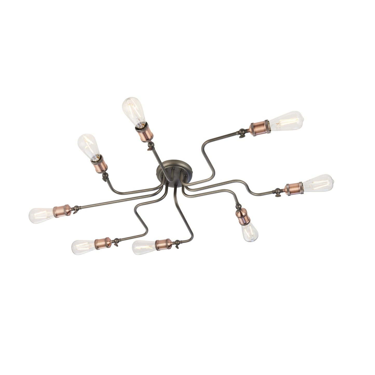 Hal 8 Light Semi Flush