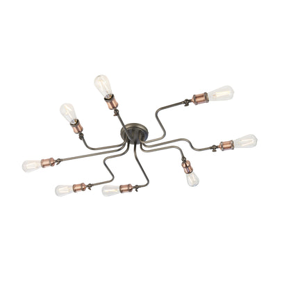 Hal 8 Light Semi Flush