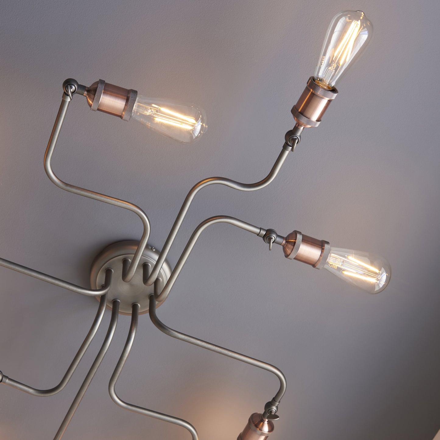 Hal 8 Light Semi Flush