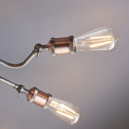 Hal 8 Light Semi Flush