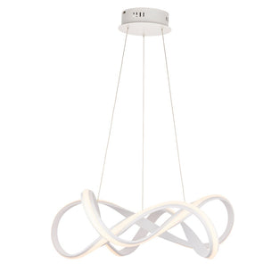 Synergy Large Warm White LED White Ceiling Pendant