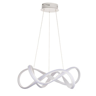 Synergy Large Warm White LED White Ceiling Pendant