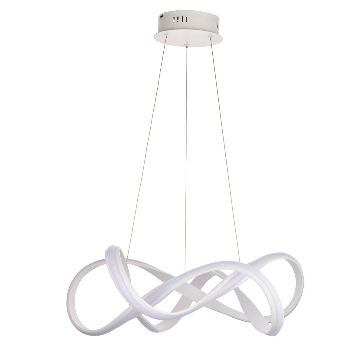 Synergy Large Warm White LED White Ceiling Pendant