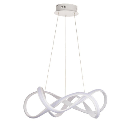 Synergy Large Warm White LED White Ceiling Pendant