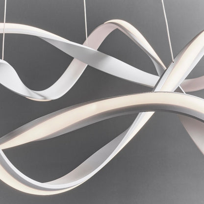 Synergy Large Warm White LED White Ceiling Pendant