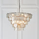 Kimana 9 Light Antique Silver Pendant Ceiling Light
