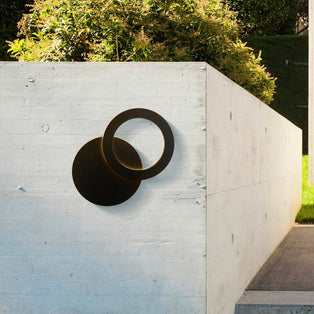 Hyde Black LED Outdoor Wall Light