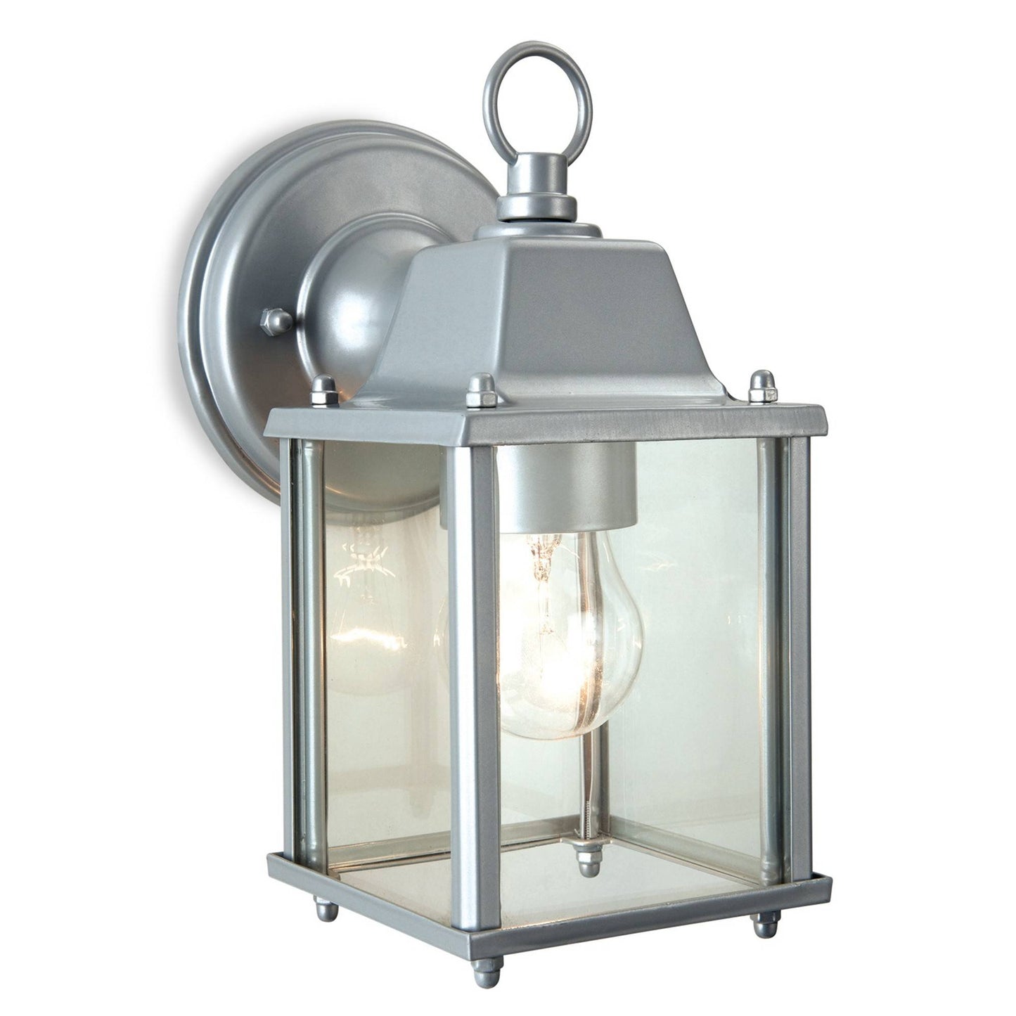 Coach Silver Outdoor Wall Light