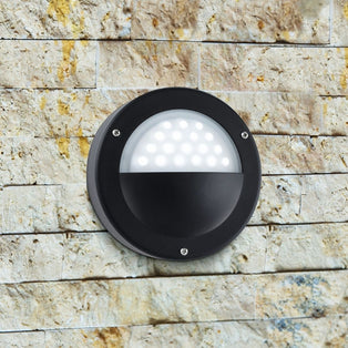 Matte Black LED Outdoor Wall Light