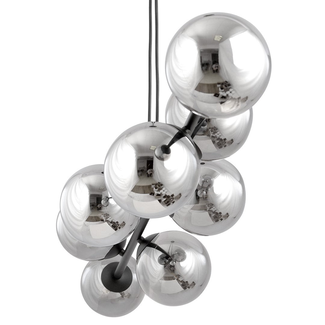 Rossi 6 Light Pendant Black & Graphite
