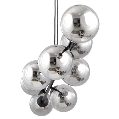 Rossi 6 Light Pendant Black & Graphite