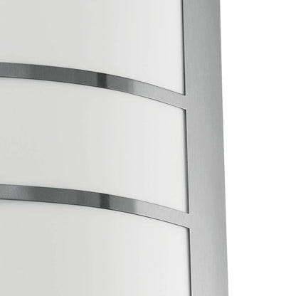 City Silver Outdoor Wall Light