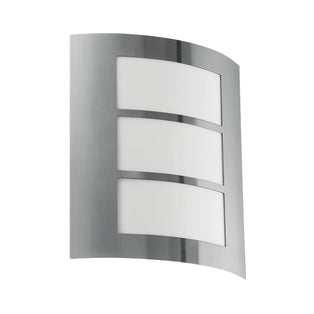 City Silver Outdoor Wall Light