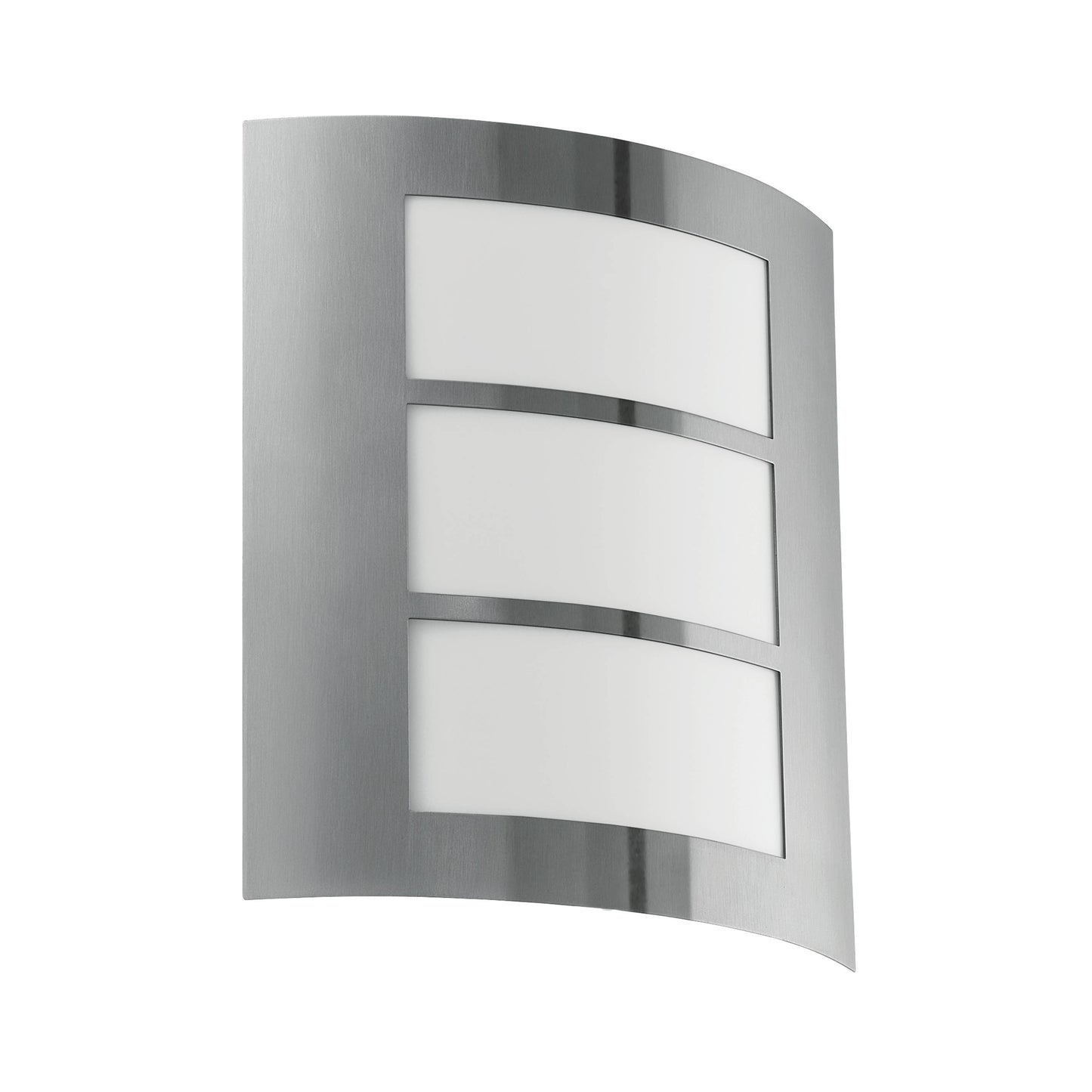City Silver Outdoor Wall Light