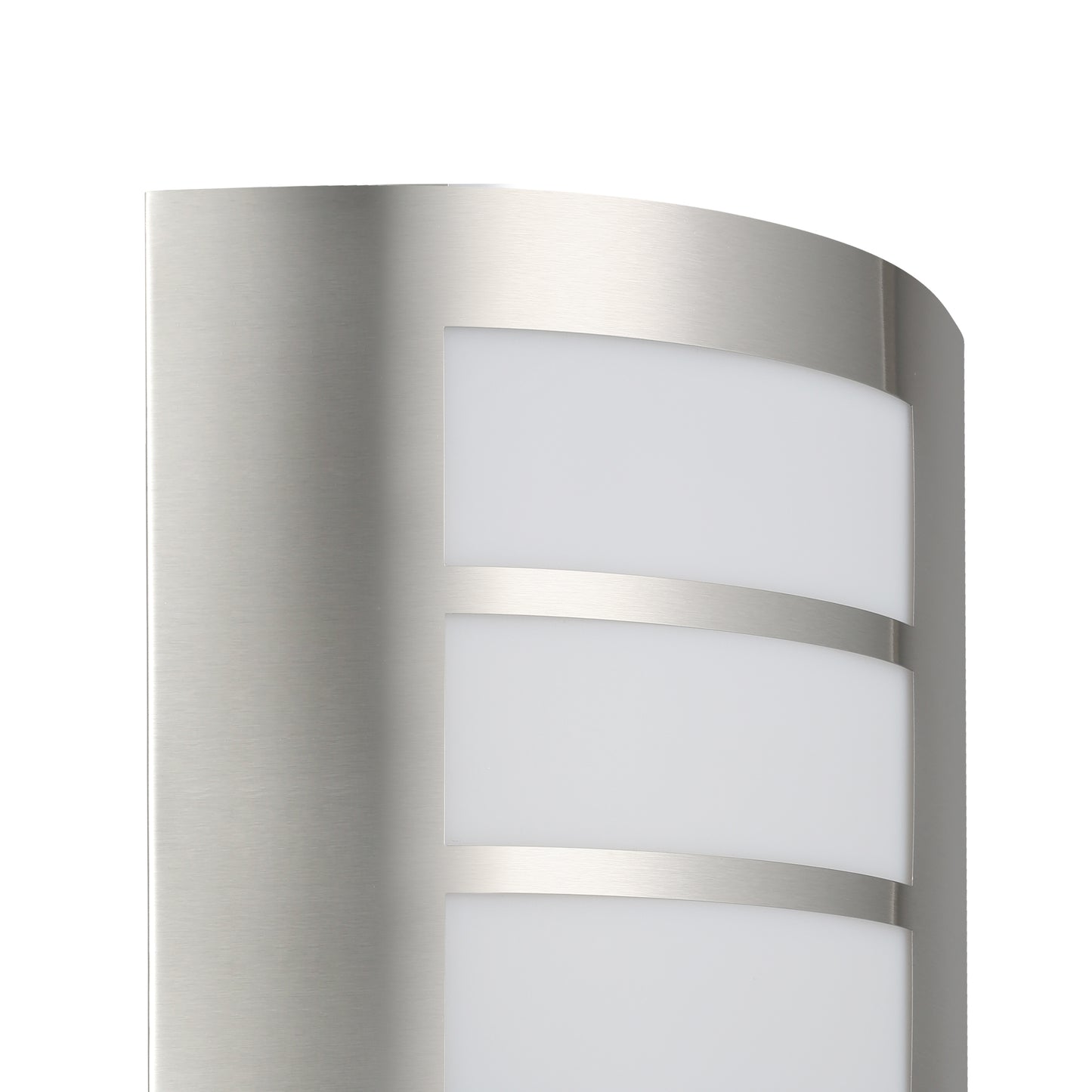 City Silver Outdoor Wall Light with Sensor