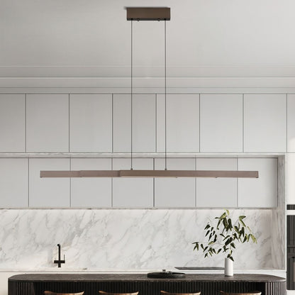 Linear Brown LED Ceiling LED Pendant