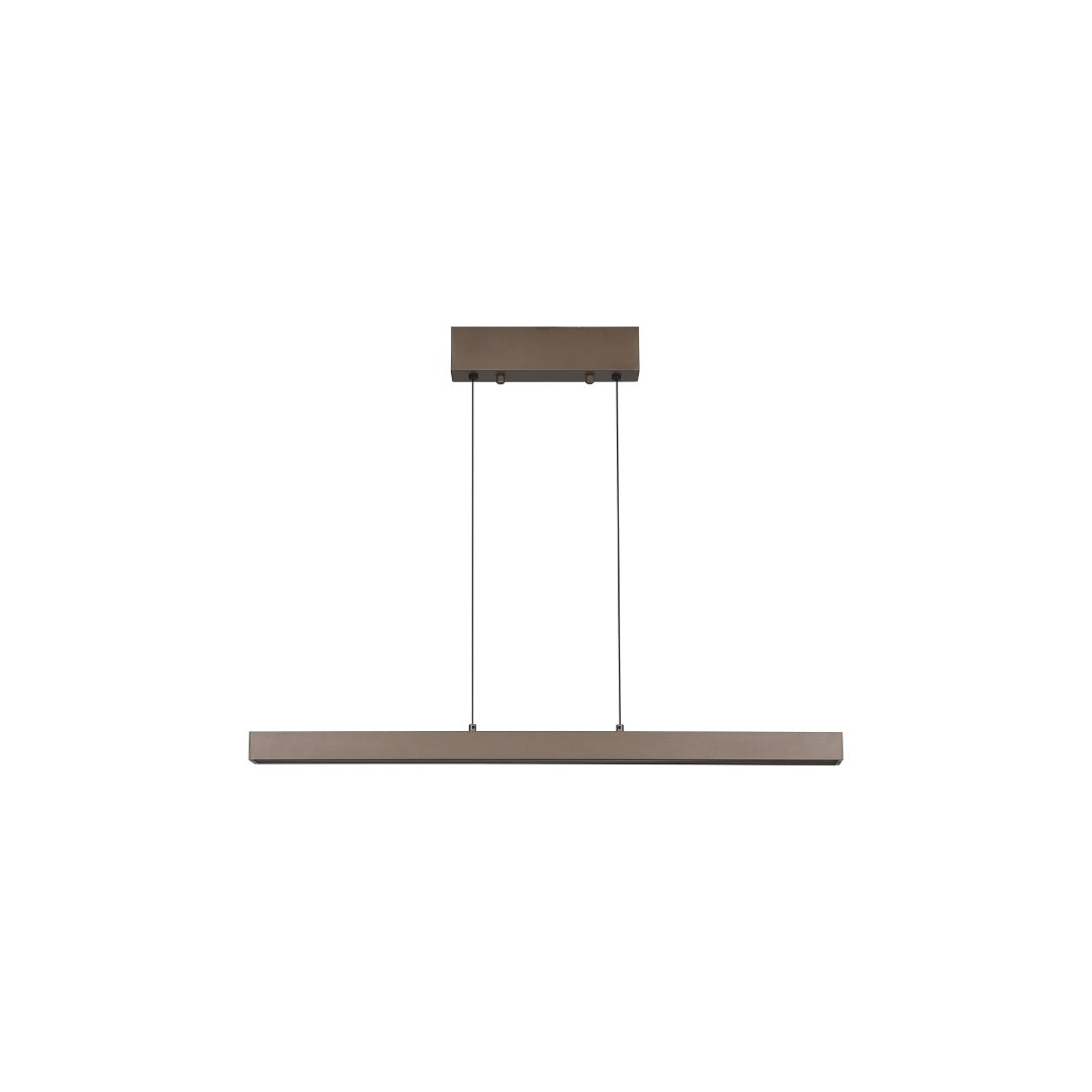 Linear Brown LED Ceiling LED Pendant