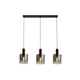 Sweden 3-Light Black Bar Pendant