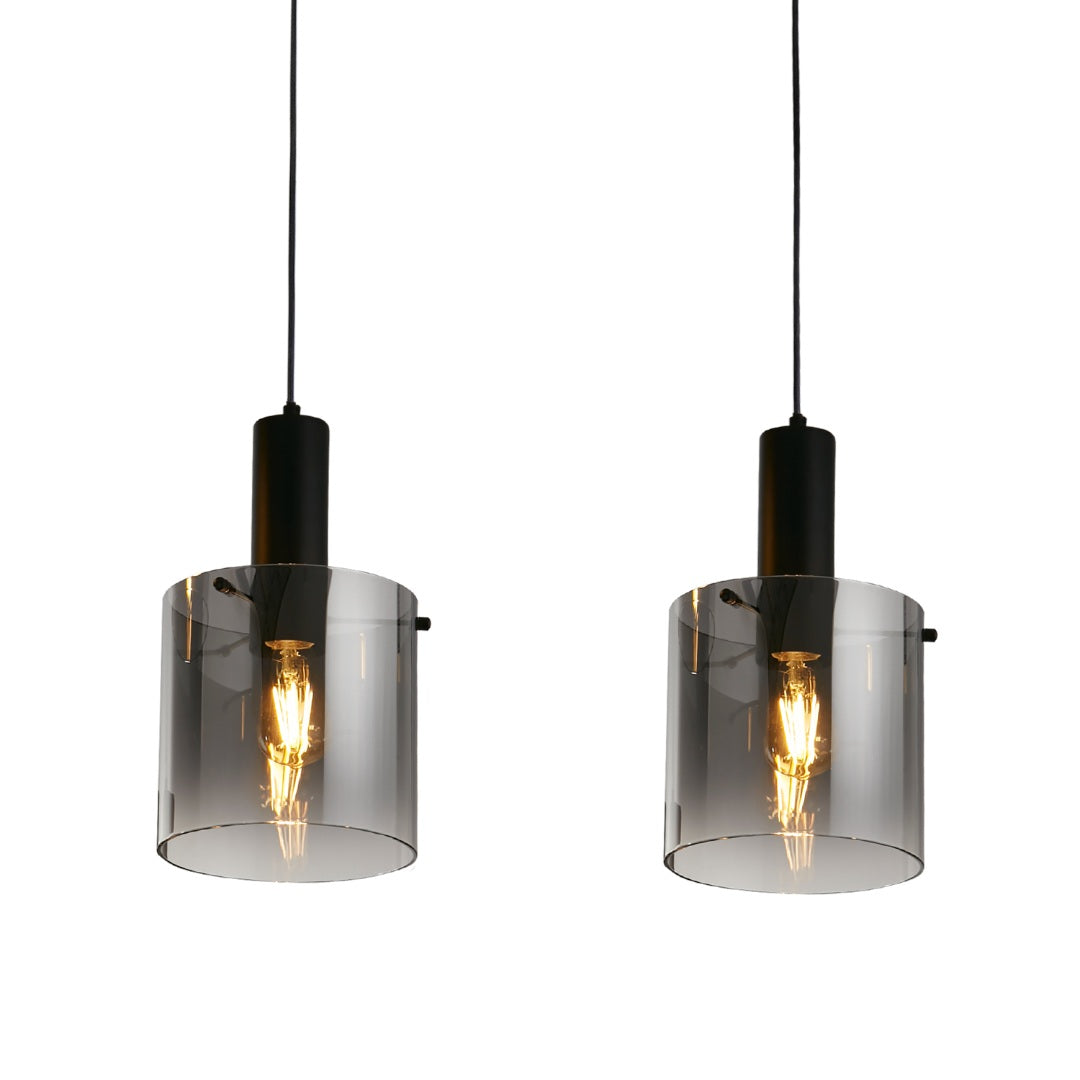 Sweden 3-Light Black Bar Pendant