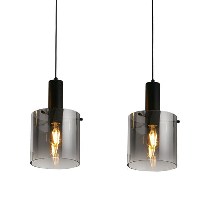 Sweden 3-Light Black Bar Pendant