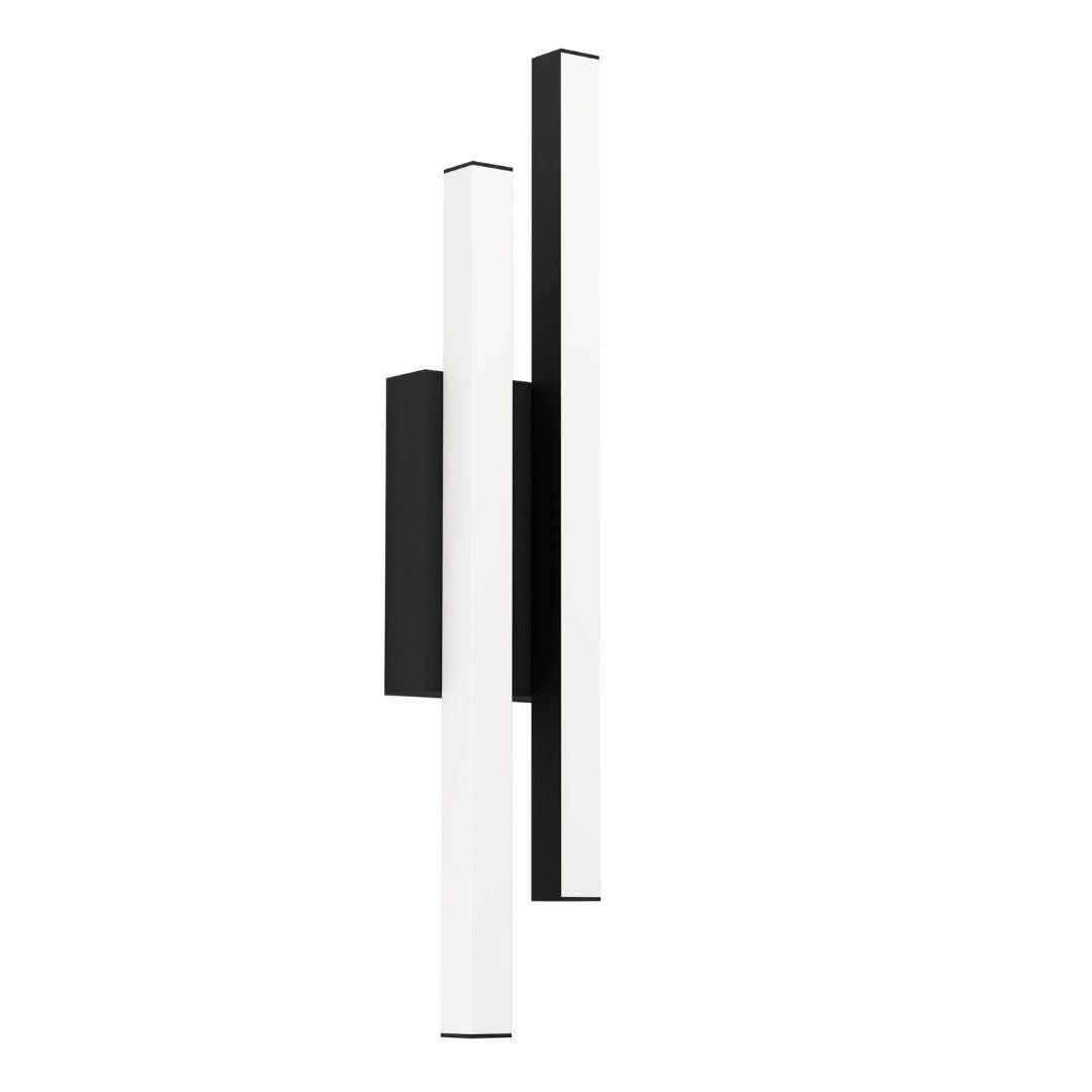 Serricella Black LED Outdoor Wall Light