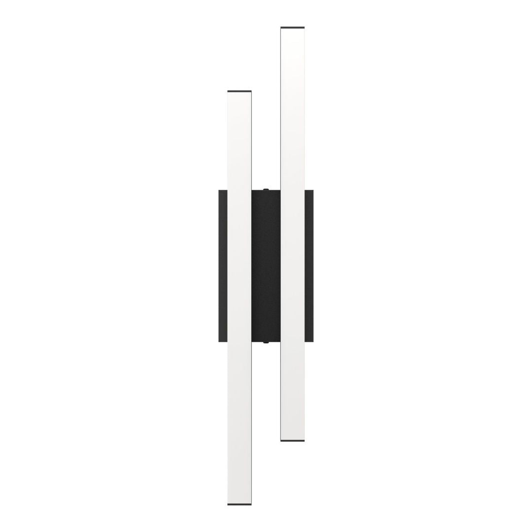 Serricella Black LED Outdoor Wall Light