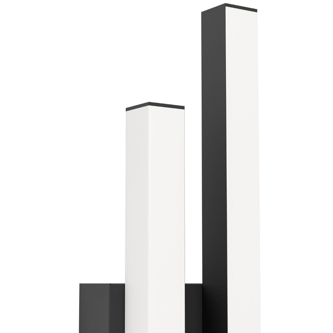 Serricella Black LED Outdoor Wall Light