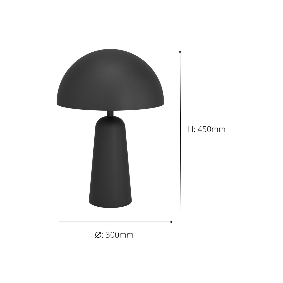 Aranzola Black Table Lamp