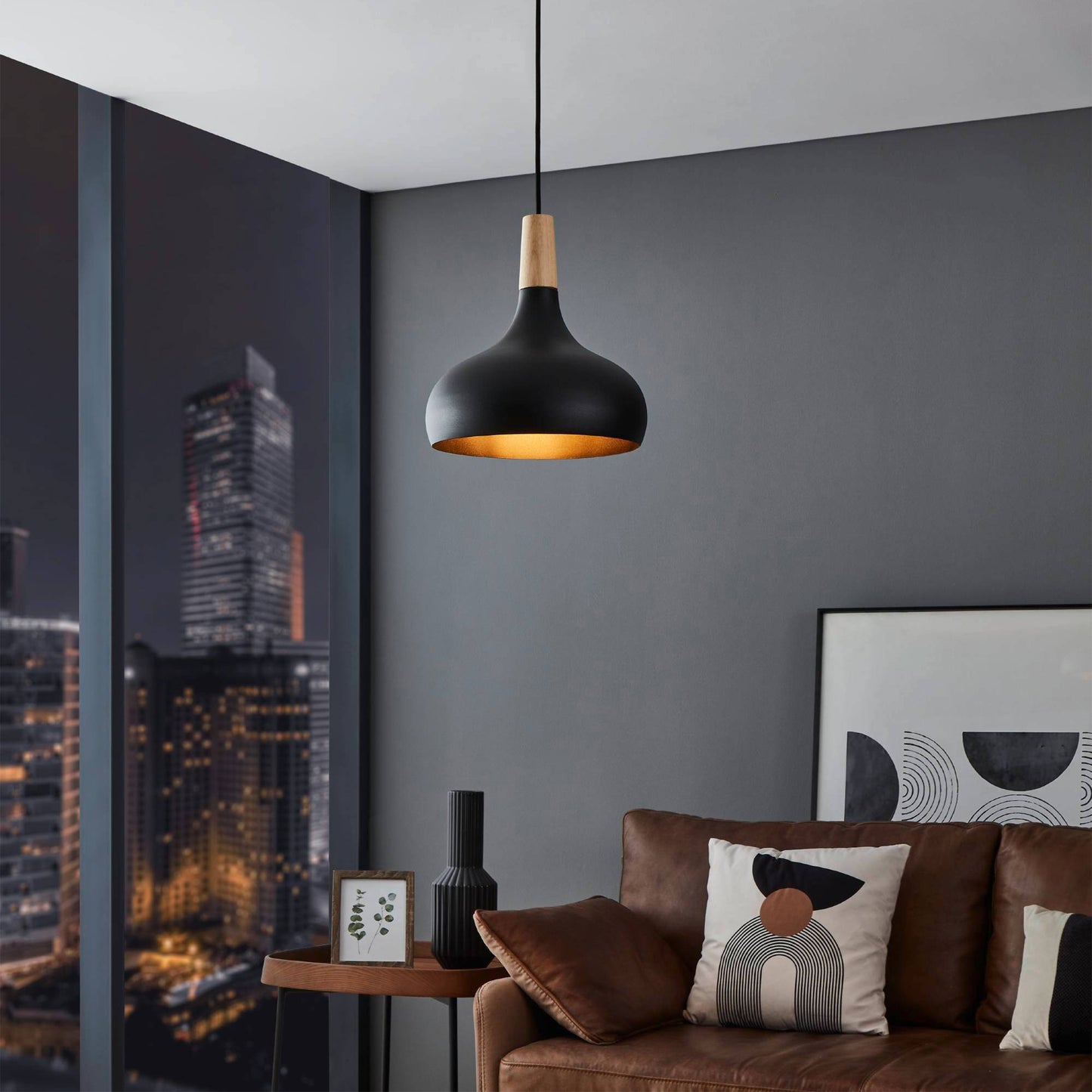 Sabinar Black Ceiling Pendant Small