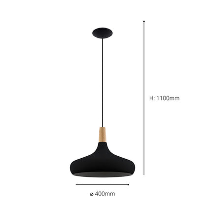 Sabinar Black Ceiling Pendant Large