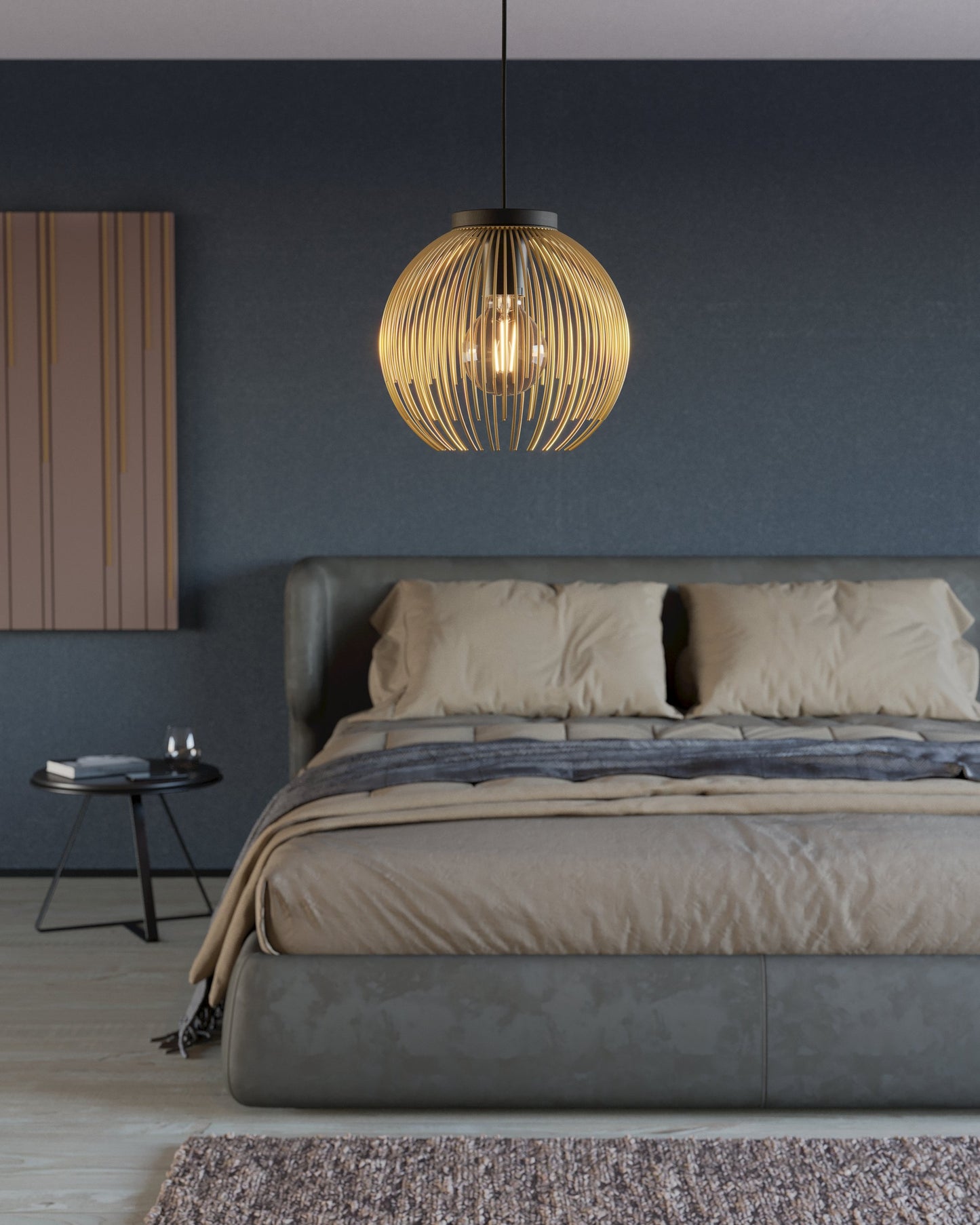 Venezuela Gold Pendant Ceiling Light