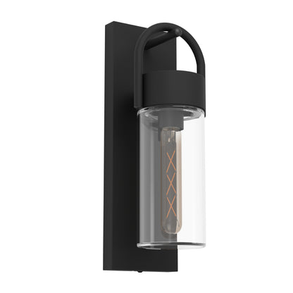 Carraro Black Outdoor Wall Light