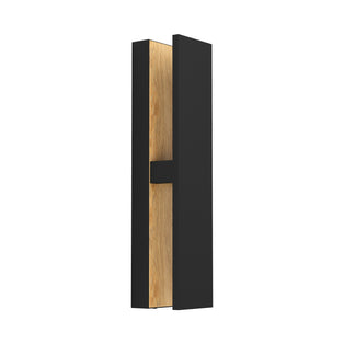 Costorio Black LED Outdoor Wall Light