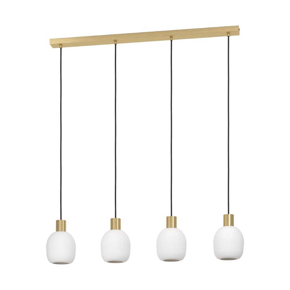 Manzanares 4-Light Brushed Brass Ceiling Pendant Light