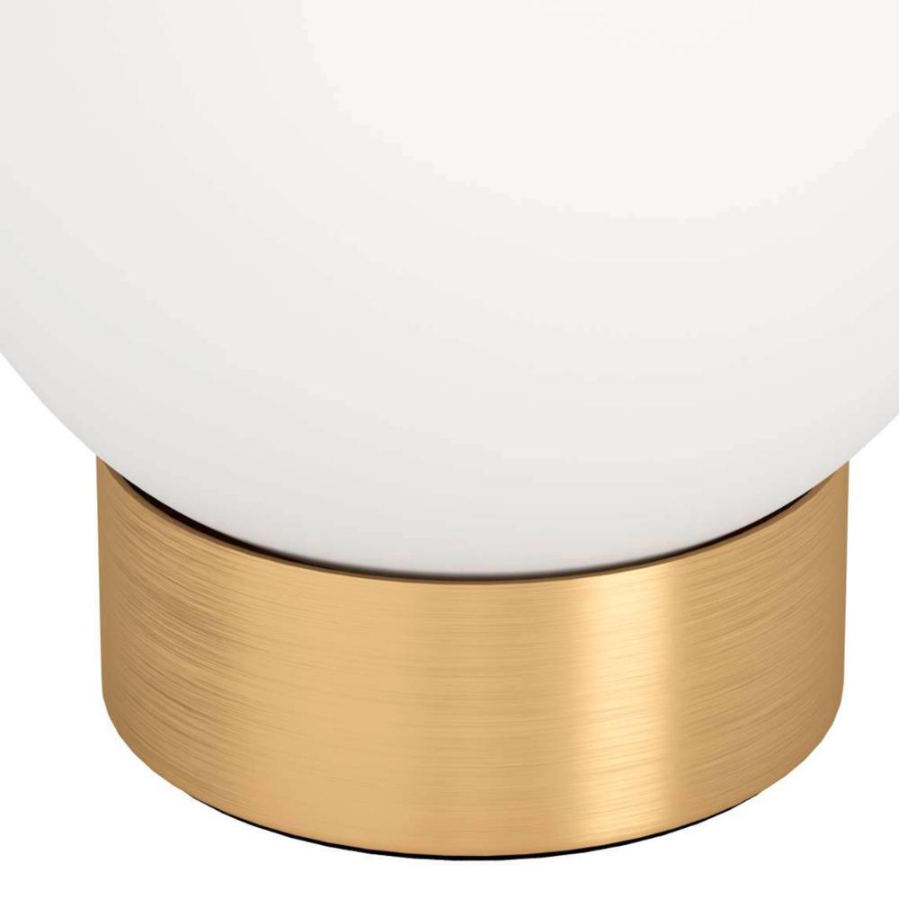 Manzanares Brushed Brass and White Table Lamp