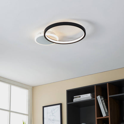 Gafares Black LED Flush Ceiling Light