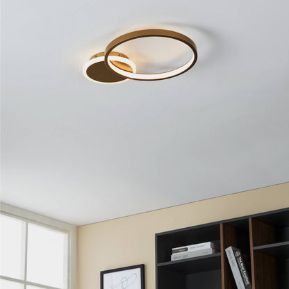 Gafares Gold LED Flush Ceiling Light