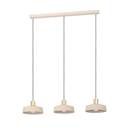 Valdiola 3 Light Natural Pendant Bar