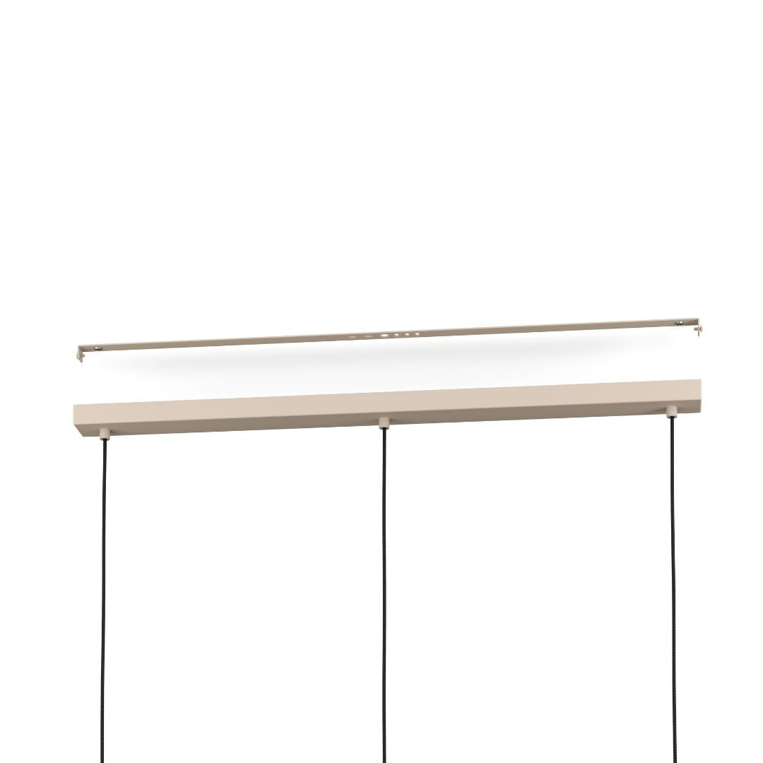 Valdiola 3 Light Natural Pendant Bar